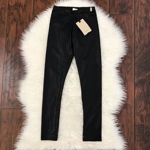 Zara Girl Faux Leather Leggings